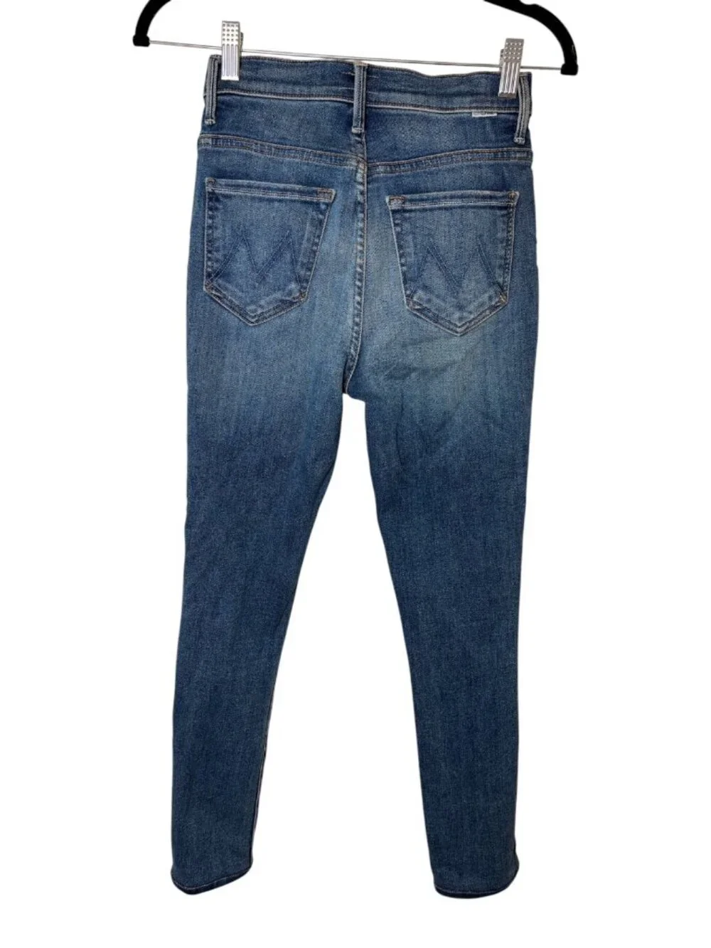 MOTHER Pixie Swooner Skimp Leaps and Bounds High Rise Skinny Jeans Size 23